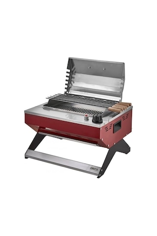 Gazlı Profesyonel Döküm Barbekü Mangal R132, Kırmızı Diğer