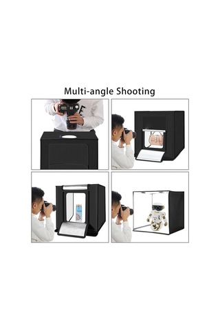 Ürün Fotoğraf Çekim Kabini 60x60x60 Işık Çadırı-profesyonel Fotoğraf Stüdyosu Seti