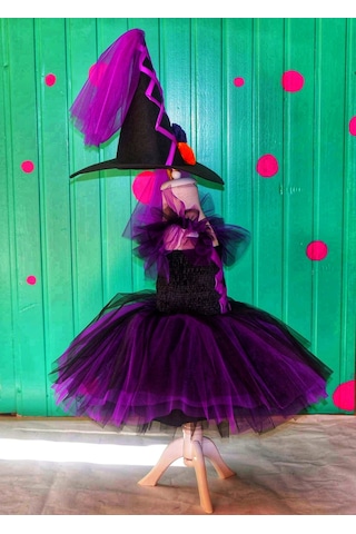 Pano Kids Halloween Kostümü Fuşya