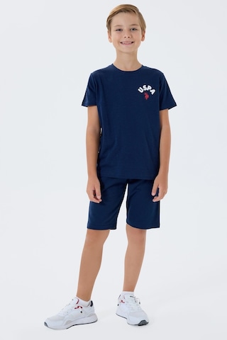U.s. Polo Assn. Erkek Çocuk Lacivert Bermuda Takım Us2442-c-v2 Lacivert