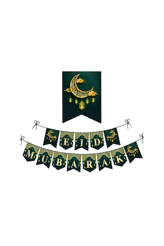 Hoşgeldin Ramazan Dekorasyon Afişi (Eid Mubarak Banner)