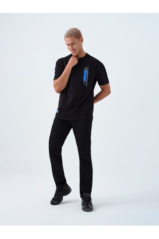 LOFT Loose Fit Erkek Tshirt K.kol Lf2039469 Q1.v1 Siyah