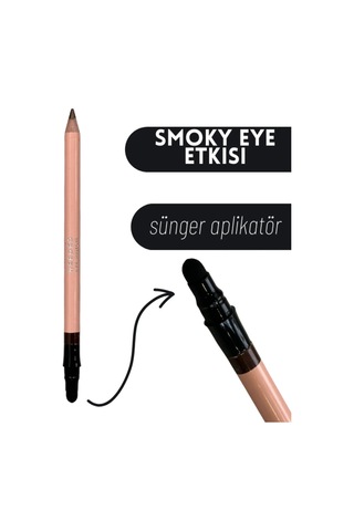 Dora Joy Smoky Sünger Aplikatörlü Göz Kalemi 06 Teddy Bear