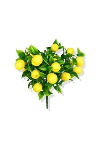Cihan Çiçekçilik Yapay Limon Demeti Beyaz