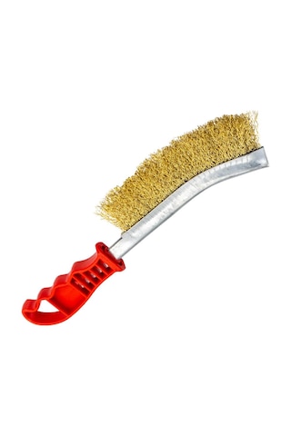 Master 505135 Çelik Telli Kıvrık Uçlu Plastik Saplı Tel Fırça