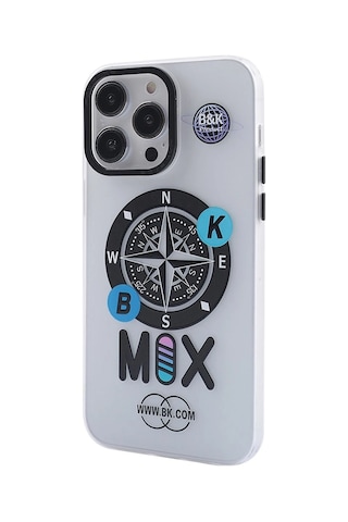 Newface Apple iPhone Uyumlu 12 Pro Max Kılıf Apollo Magneticsafe Desenli Kapak - Apollo Şeffaf Semeglbl - 38 - 3