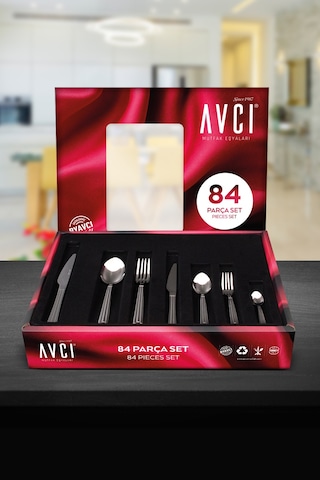 Yakamoz 84 Parça Çatal Kaşık Bıçak Takımı