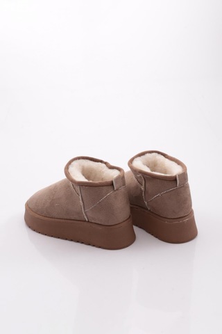 Dgn Cozy Kadın Ugg Bot Vizon