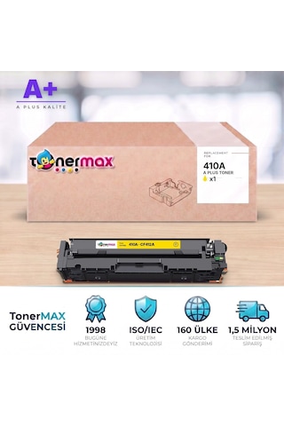 Hp 410a Cf412a Sarı Uyumlu Toner A Plus / Color Laserjet Pro M452 / M477 / M377