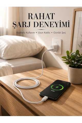 Zenvia Usb-a To Type-c Şarj Kablosu 2 Metre Uzun Kablo Znv2026