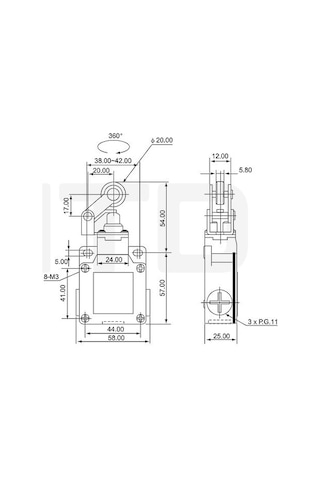 Glorious Csa012 Metal Makara Kol Yatay Switch