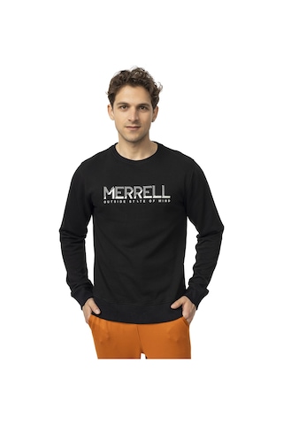 Merrell Merrell Erkek Günlük Giyim Sweatshirt Smith Siyah Siyah