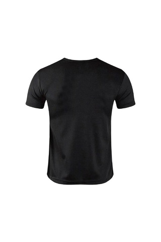 Siyah Açık Çabuk Kuruyan Koşu Tişörtü Erkek Yaz Üst Ter Emici Ve Nefes Alabilir Spor Kısa Kollu