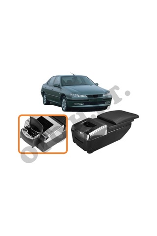 Peugeot 406 Uyumlu Bardaklıklı Lüks Kol Dayama Kolçak Siyah İthal.
