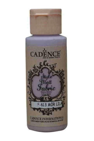 Cadence Style Matt Fabric Kumaş Boyası F-613 Mor Lila