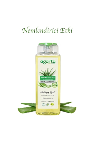Agarta Doğal Aha Aloe Vera Duş Jeli 400 ML