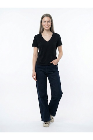 LOFT Regular Fit Kadın Tshirt K.kol Lf2043568 Q1.v1 Siyah
