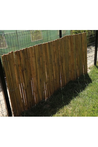 100 Cm X 200 Cm Bambu Çubuk Çit / Paravan / Bahçe Çiti
