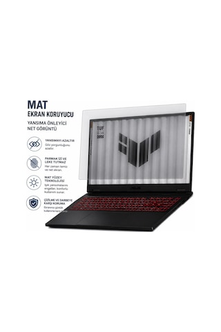 Asus Tuf Gaming A16 16 İnç Mat Ekran Koruyucu Nano Şeffaf