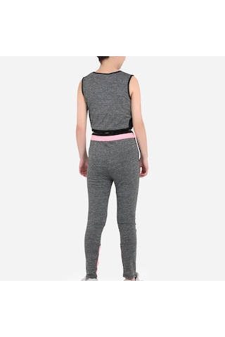 Slazenger DESI IN Kız Çocuk Tayt Takım Koyu Gri