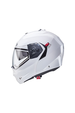 Caberg Duke X Metal Çene Açılır Kask Beyaz + Pinlock