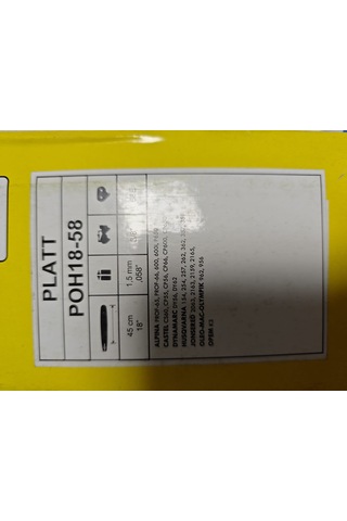 Platt Pala 3/8-34 Diş Elmaslı 45 Cm 1,5 Mm