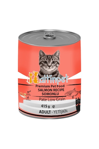 Altınpet Somonlu Yetişkin Kedi Maması 12 x 415 G