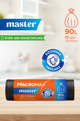 Master Çöp Torbası Battal Boy 10'lu