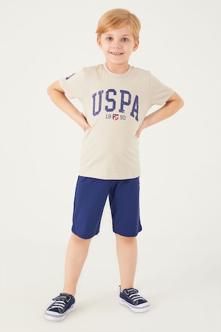 U.S. Polo Assn. Bej Erkek Çocuk Takım Bej