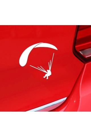 Yamaç Paraşütü Sticker Dalış Paraşütcü Sticker