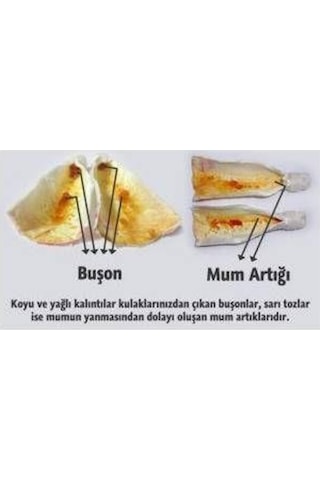 Vakumlu Ear Candle Doğal Kulak Temizleme Mumu Çubuğu