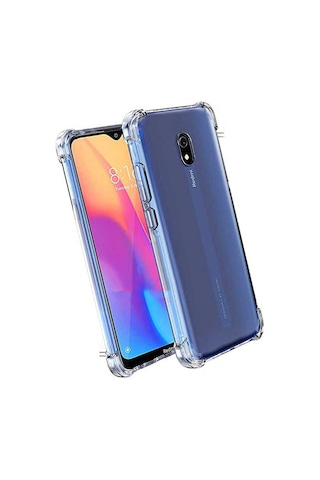 Xiaomi Redmi 8a Kılıf Zore Nitro Anti Shock Silikon Renksiz