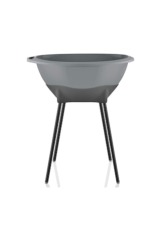 Babyjem Elegant Ayaklı Küvet 38 Lt Su Tahliyeli Gri Renk Çok Renkli