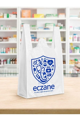 Eczane Poşeti 22x35 Cm Küçük Boy Bio Atlet 1000 Adet
