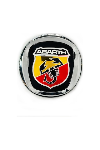 Fiorino Doblo Egea Ducato Abarth Logo Ön Panjur Arması Krom Çerçeveli 120mm