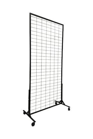90x190 CM Tekerlekli Pano Stant, Çorap Standı, Aksesuar Standı