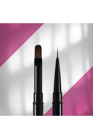 Staleks Çift Uçlu Sentetik Nail Art Liner Çizim Ve Jel Fırçası 10-11mm Nbe-03/06