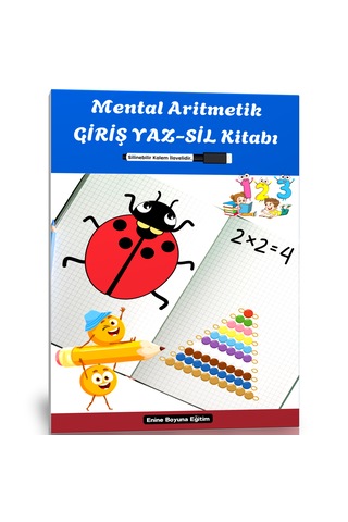 Okul Öncesi Mental Aritmetik Giriş Yaz-sil Kitabı