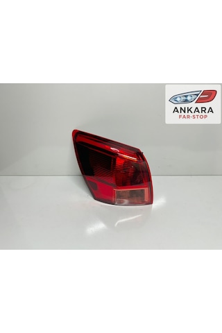 Nissan Qashqai 2007 - 2010 Stop Lambası Sol Dış Arka Çamurlukta Kalan Dış
