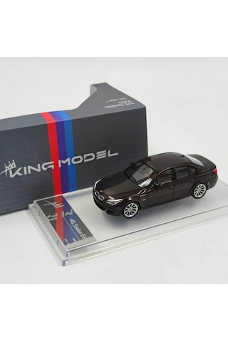 King Model Bmw M5 E60 Brown Kahverengi 1/64 Pleksi