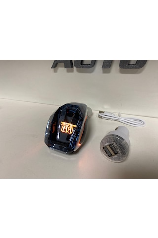 Honda Typer Manuel Kristal Vites Topuzu Rgb Işıklı Sıfır İthal Şeffaf