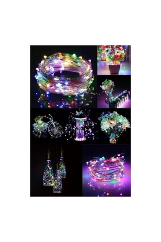 Bidebuvar 3 Metre Rgb Pilli Peri Led Diğer