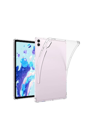 Galaxy Uyumlu Tab S9 Ultra Kılıf - Bls Store Tablet Nitro Anti Shock Silikon Kapak-renksiz Arka Kapak