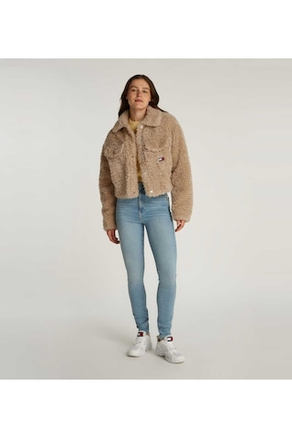 Tommy Hilfiger Tommy Hılfıger Kadın Mont Dw0dw19905-act Bej