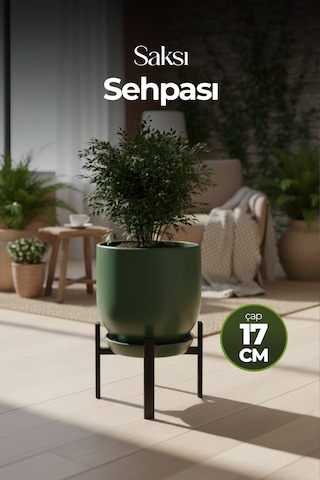 Dekoratif Saksı Sehpası 17 Cm Saksı Ayağı
