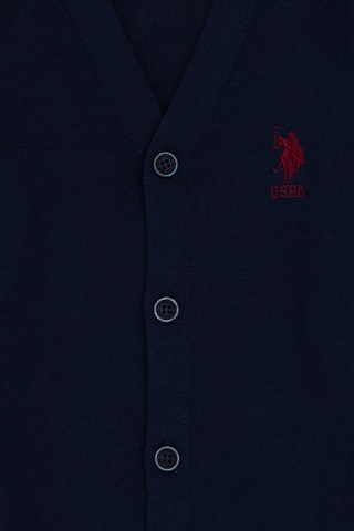 U.s. Polo Assn. Erkek Çocuk Lacivert Hırka Triko 50295571-vr033 Lacivert
