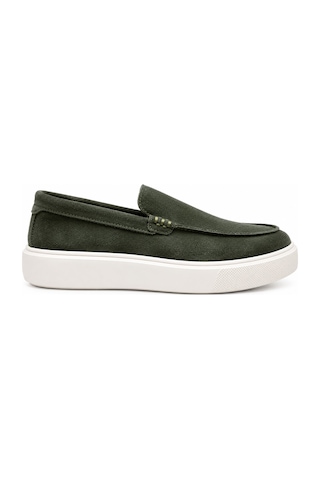 Lufian 111230309 Zayn Sneaker Erkek Deri Ayakkabı Haki