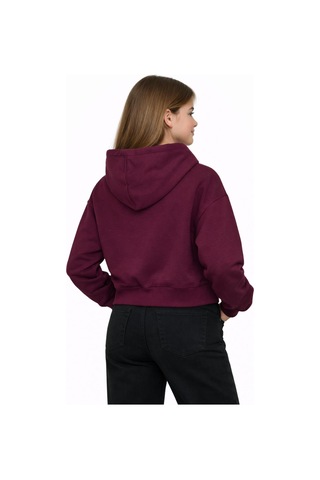 Kız Çocuk Kapüşonlu Sweatshirt Bgl-st05274 MÜRDÜM