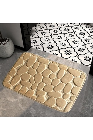 Suntek Banyo Balkon Çamaşır Odası Dekoru Için Kapı Mat Açık Kahverengi