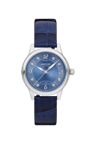 Montblanc Boheme Automatic Date 30 Mm Otomatik Saat 133306 Mavi